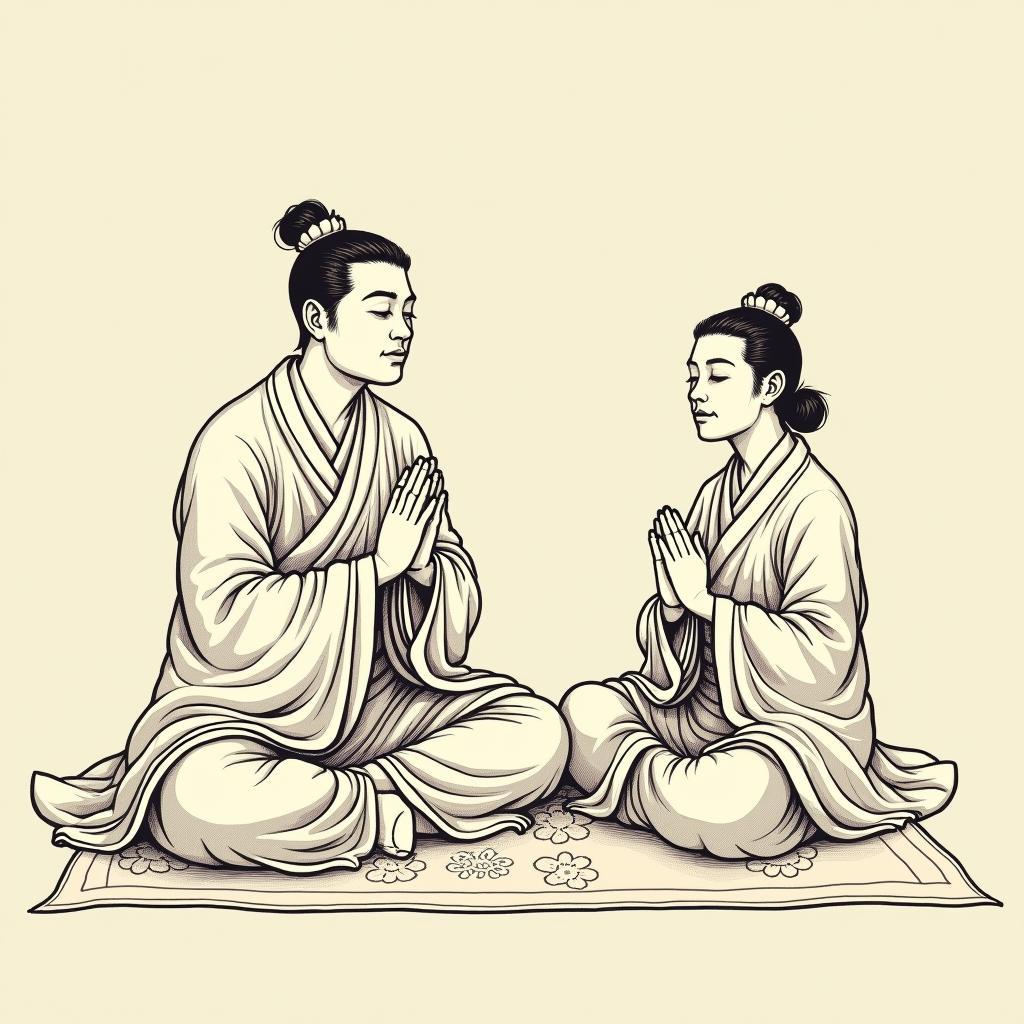 Anh ve Than Tai Ong Dia theo loi co dien, the hien su trang nghiem va ton kinh trong tho cung